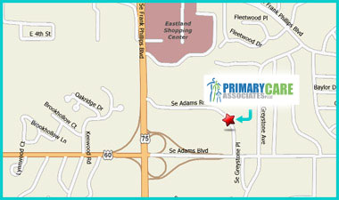 Location of Primary Care Associates, PC.